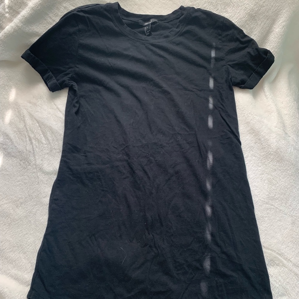 Black t-shirt dress